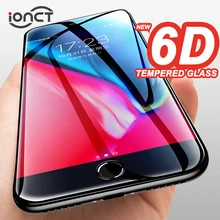 6D полное покрытие из закаленного стекла для айфон 6 стекло 6s 7 8 Plus X XR XS MAX защита экрана iphone 7 стеклянная пленка изогнутая защита края