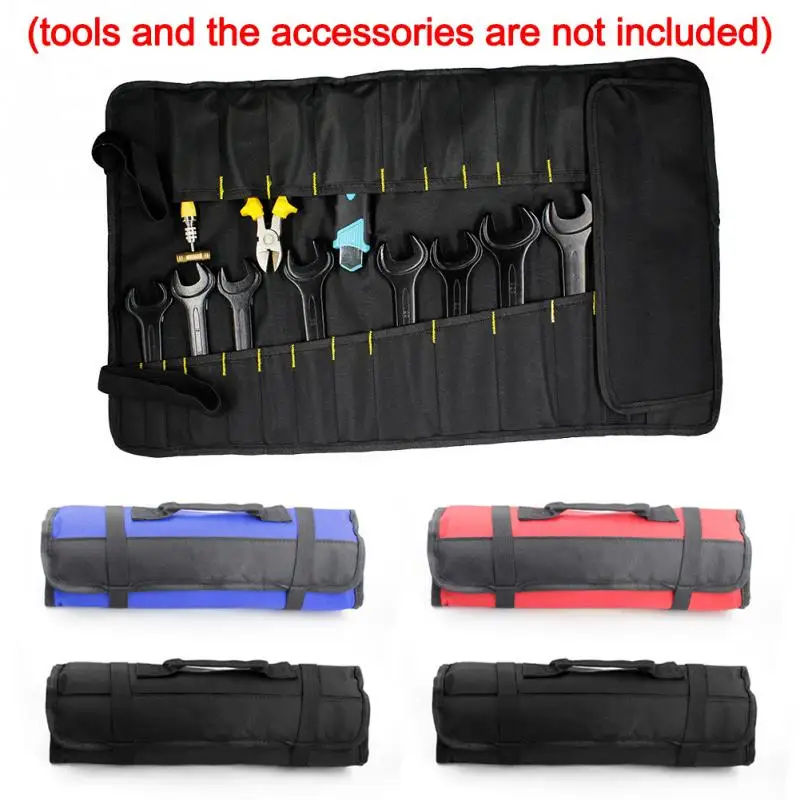 Sac D/'outil Pochette Tissu avec Fermeture Eclair pour Rangement Tournevis Clé