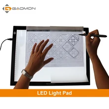 GAOMON GB4 5MM Ultra-thin Light Pad Light box Micro USB Tracing Board Drawing Tablet for Sketching and Copying with B4 Size