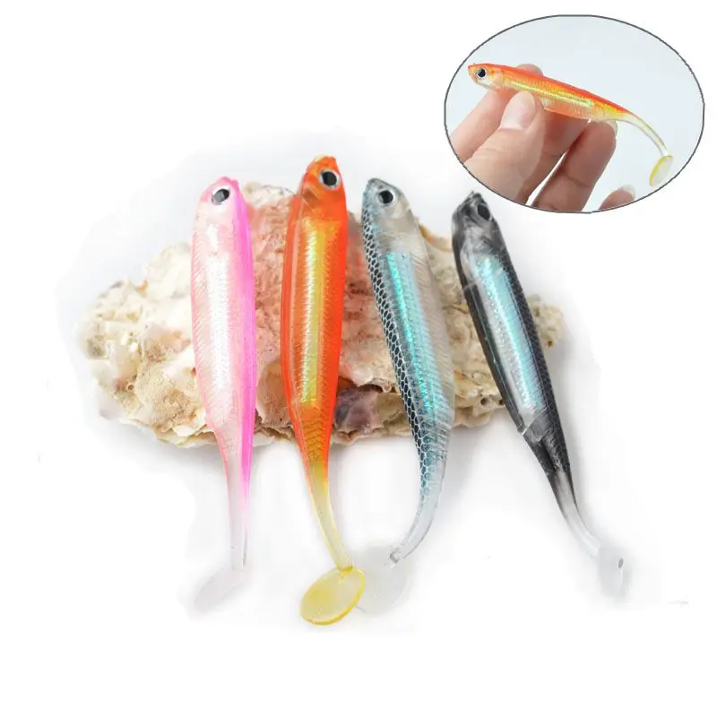 Мягкая рыболовная приманка TOMA 8 шт./лот 2 г/7 5 см|bait fish lure|fishing lurepesca soft lures |
