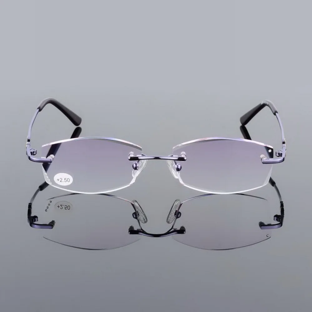 Очки для чтения без оправы с бриллиантами + 1 2018 2 5 3 4|rimless reading glasses|designer glassesreading glasses