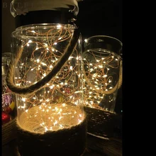 BIT FLY 2M 20 Leds Christmas Lights String LED Copper Wire Fairy Lights for Festival Wedding