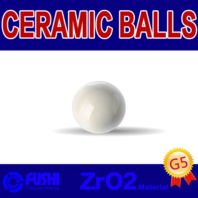 2.5mm 10 PCS Loose Ceramic Bearing Balls Ball Zirconia Oxide ZrO2 