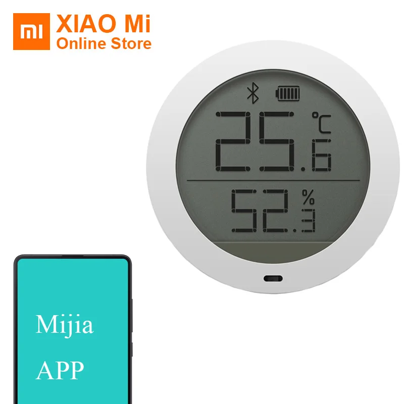 

Xiaomi Mijia Bluetooth Hygrothermograph High Sensitive Hygrometer Thermometer LCD Screen Smart Home Temperature Humidity Sensor