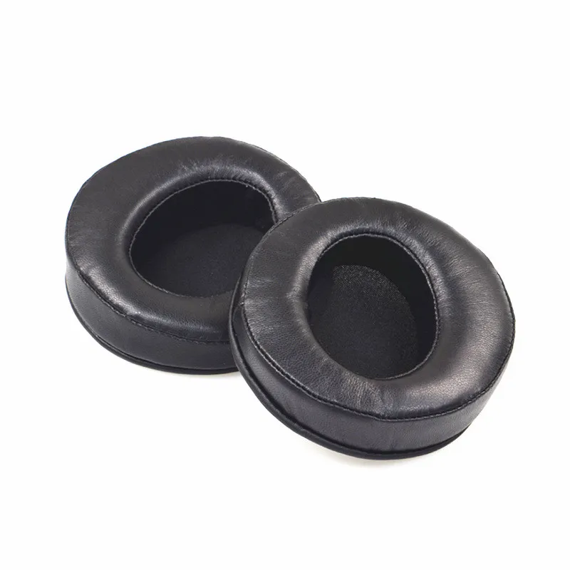 

110mm XL Large Sheepskin Leather Replacement Memory Foam Ear Pads for Many Other Large Over The Ear Headphones for Sennheiser