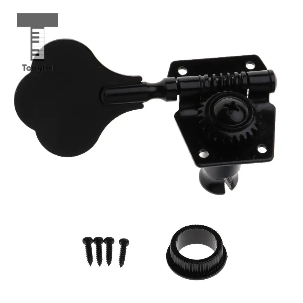 Tooyful String ButtonTuning Pegs Left Side Tuners for 4 Strings Electric Bass Guitar