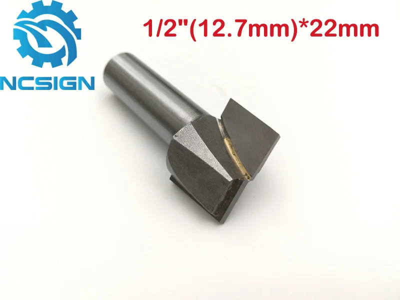 1pc 1/2" CNC carbide end mill tool woodworking router bit Cleaning