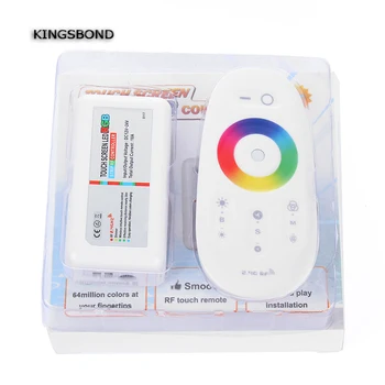 

Freeshipping Wireless Intuitive 2.4G RF Touch Screen Remote LED full color controler Suitable for LED Strip Light 640000 Colors