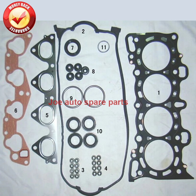 Полный комплект прокладок двигателя D15Z1 D16A6 D16Z6 для HONDA CIVIC 1.6L 06110-P08-010 50115800 06110P08010 |