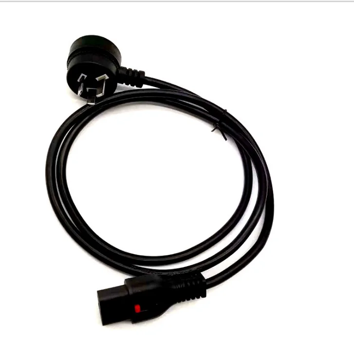 

Plug power cord three core plug reverse back plug with computer socket n32