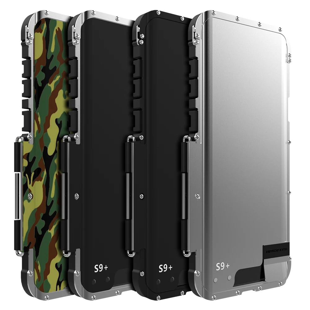Скидка R JUST противоударный чехол для samsung Galaxy Note 8 9 S8 + S9 S9 + откидной Алюминиевый металлический защитный чехол для телефона King iron man 360
