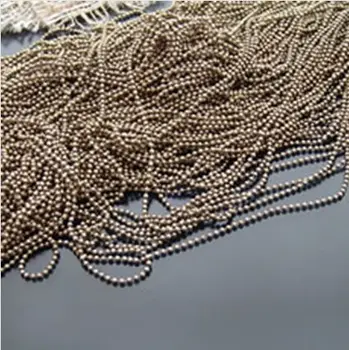 

iron brass necklace chain 1.2mm gold ball chain 5 meters / lot free shipping