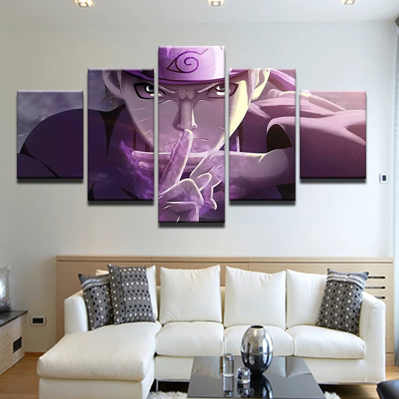 

HD Canvas Prints Paintings 5 Panel Japan anime Hatsune Naruto Poster picture Wall Art home Decoration Ready to Hang