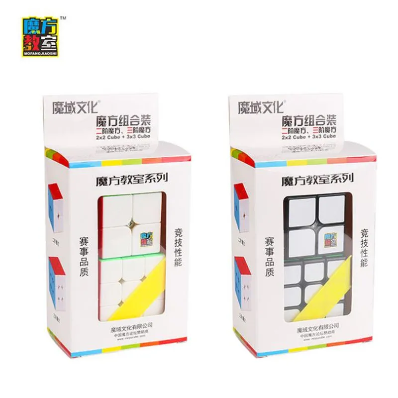 

Moyu 2 Piece Set 2x2x2 Cube + 3x3x3 Cube SET 2x2 + 3x3 Magic cube Speed Cubes SET Educational Toys for Children Kids