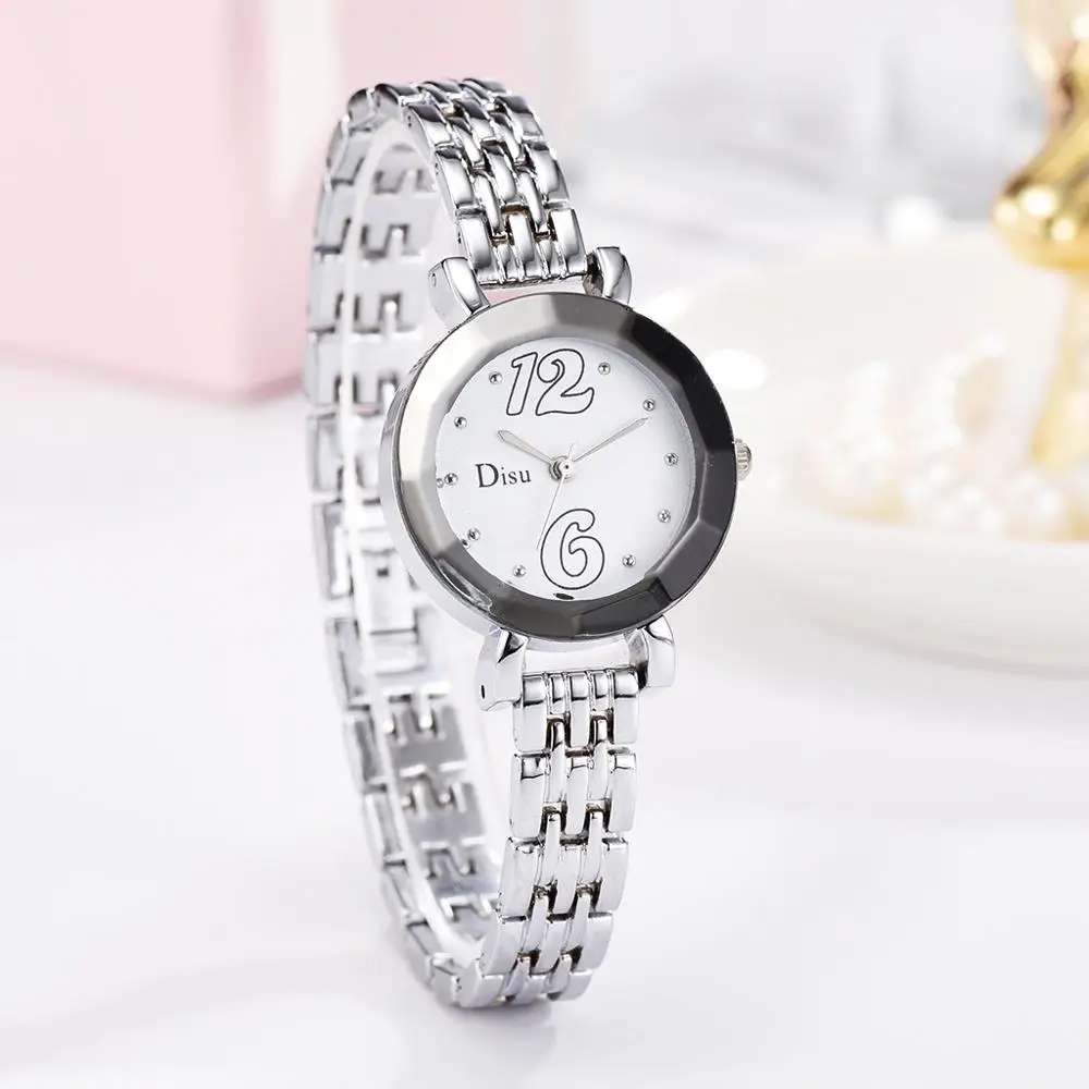 

Disu Brand Luxury Women Watches Rose Gold Alloy Belt Dress Quartz Clock Ladies Business Wrist Watch relogio feminino Dropshippin