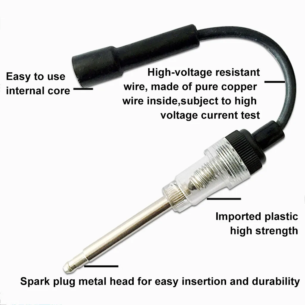 Тестер свечей зажигания Система зажигания катушки двигателя в линии Авто Диагностический Тест инструменты 5,23