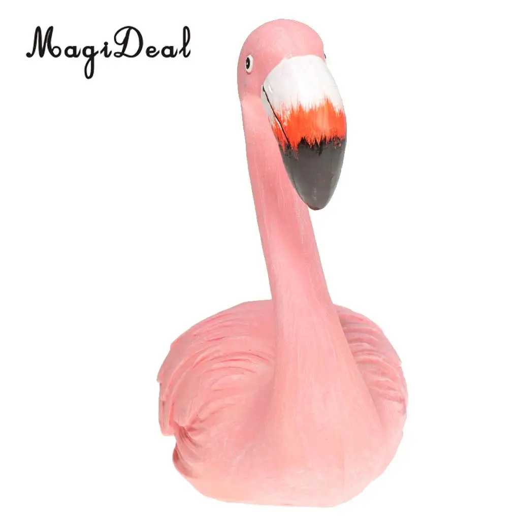 Chic Flamingo Ormament Figurines Sculpture Wedding Decor Home Decoration 8 Styles 8-15cm, Pink