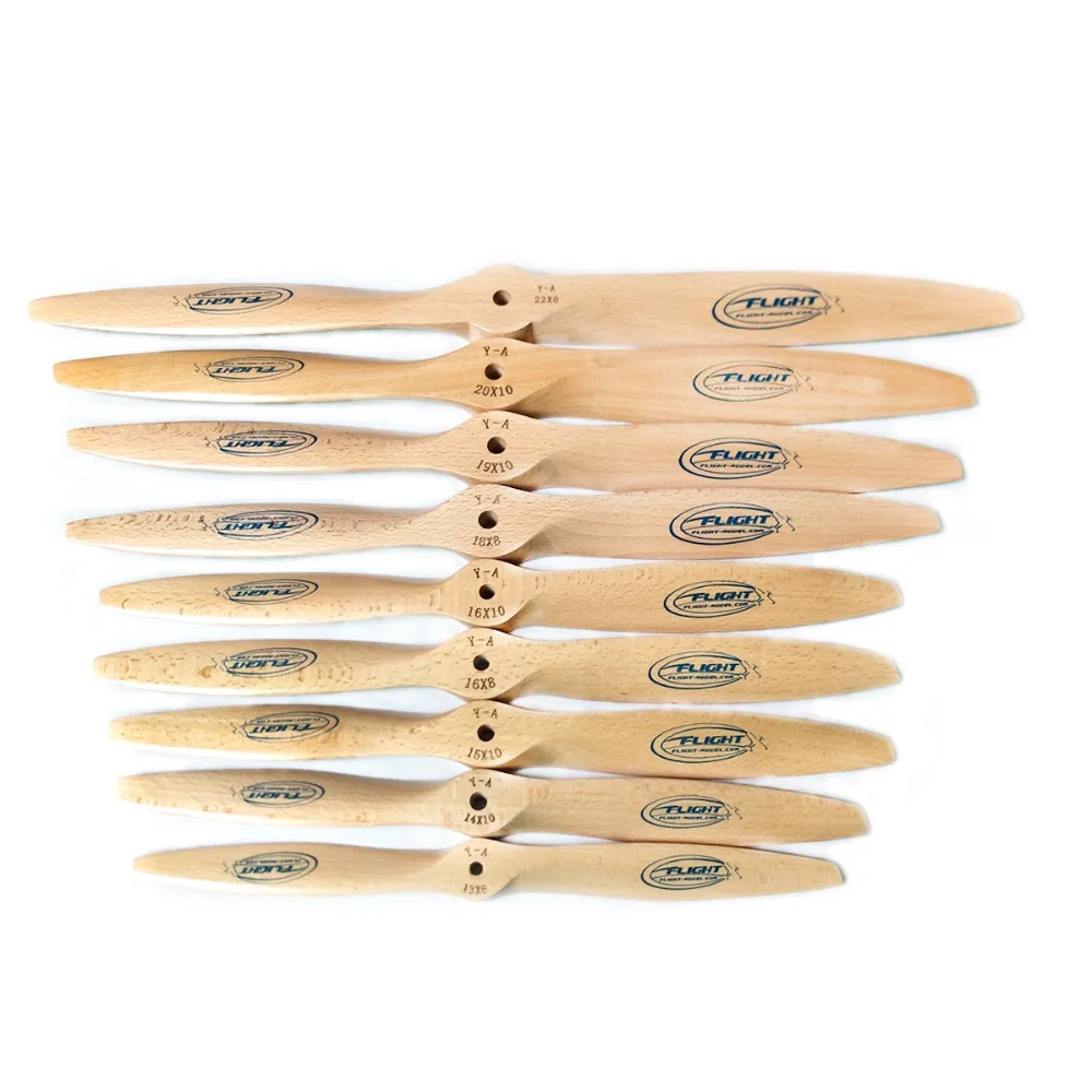 Flight Model Wood Wooden CW Propeller Prop For Gasoline RC Airplane 16x6 16x8 16x10 18x8 18x10