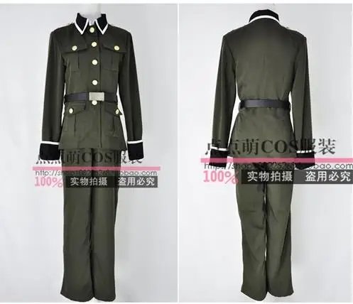 

Axis Powers Hetalia Germany uniform cosplay costume