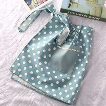 

2019 Fashion Japanese Style Short Women Elegant Adult Cosplay Apron Cotton Apron With sleeves