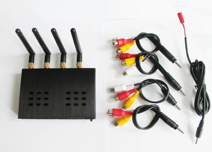 D58 4 Receiver 4 in 1 5 8GHz 4 Channel Wirelss FPV Audio Video Diversity Receiver