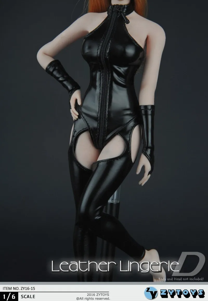 

Estartek ZYTOYS 1/6 ZY16-15 sexy women's underwear leather corset for 12inch female action figure DIY