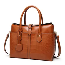 2019 New Quality PU Leather Women Handbag Retro Fashion Female Square bag Crocodile pattern Tote bag Lock Shoulder Messenger Bag 2019 New Quality PU Leather Women Handbag Retro Fashion Female Square bag Crocodile pattern Tote bag Lock Shoulder Messenger Bag