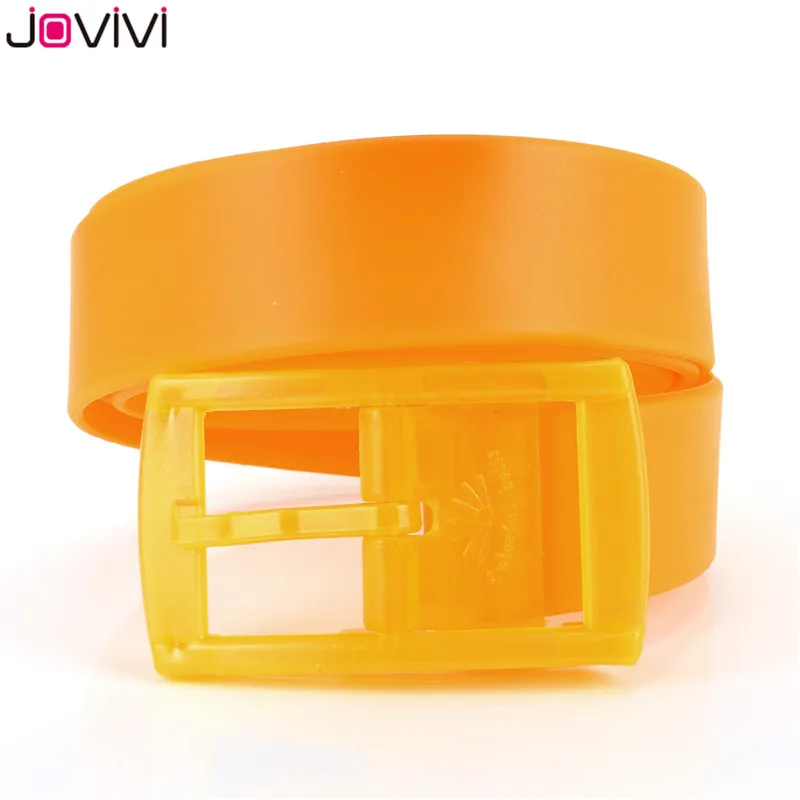 Jovivi 1pc Unisex Rubber Golf Pants Belts for Men Adjustable Cut-to-fit Waterproof Plastic Prevent Allergy Belt Fashionable Belt