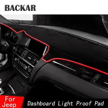 

BACKAR For JEEP Grand Cherokee WK2 Compass MK49 Patriot Auto Car Dashboard Sunshade Covers Anti-slip mat Accessories