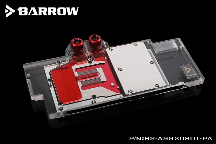 Блок водяного охлаждения Barrow BS ASS2080T PA для ASUS ROG strx RTX2080Ti