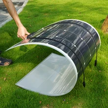ECO-WORTHY 160W 18V Flexible Monocrystalline Solar Panel for 12V Battery RV Boat Car Home Solar Power