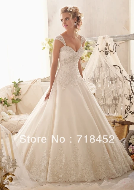 Princess Wedding Dress Ball Gown Cap Sleeve Detachable Lace Bodice Princess Wedding Dress Ball Gown Cap Sleeve Detachable Lace Bodice Sweetheart Off The Shoulder Floor Length