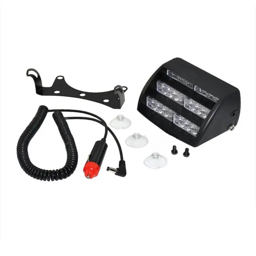 

Wedge LED Light Bulb Lamp dash 18 LED Red White Auto Car Dash Windshield Emergency Warning Strobe Flash Light Z1031 DROPSHIP 5up