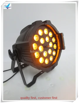 

6 pieces 18*15w rgbwa 5in1 dmx led zoom par light stage light equipment for DJ