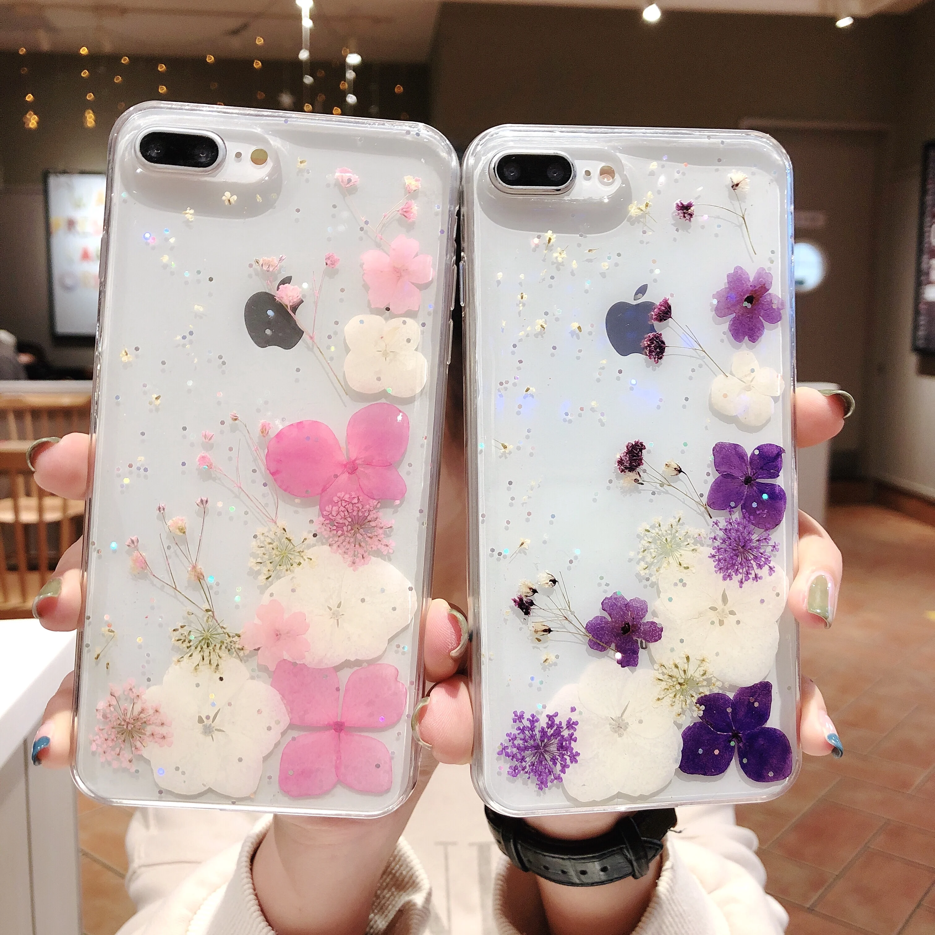 Блестящий настоящий прозрачный мягкий чехол из ТПУ для iPhone X 6 6S 7 8 plus XR XS Max |