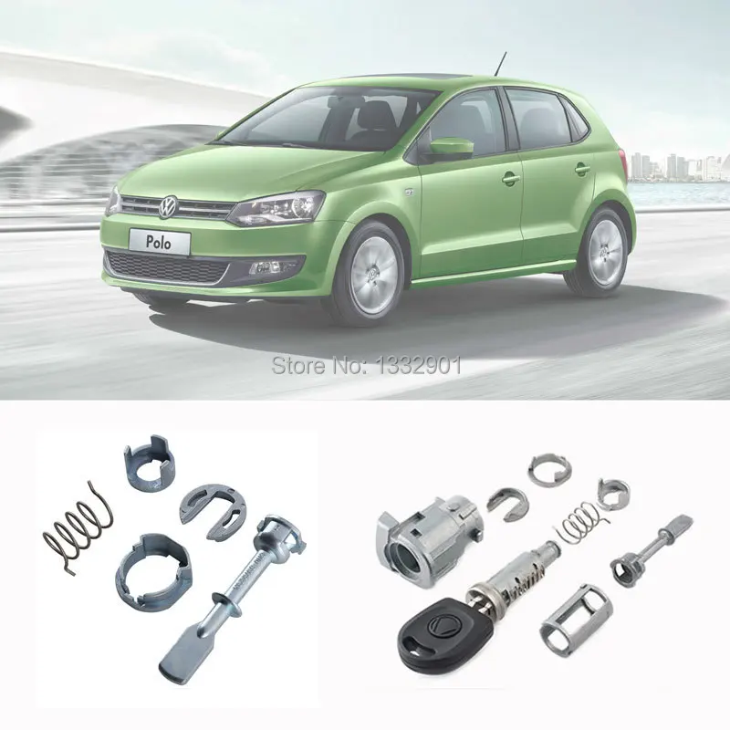 5in1 Front Door Lock Repair Kit Set Right or Left For VW Polo 6N (1994