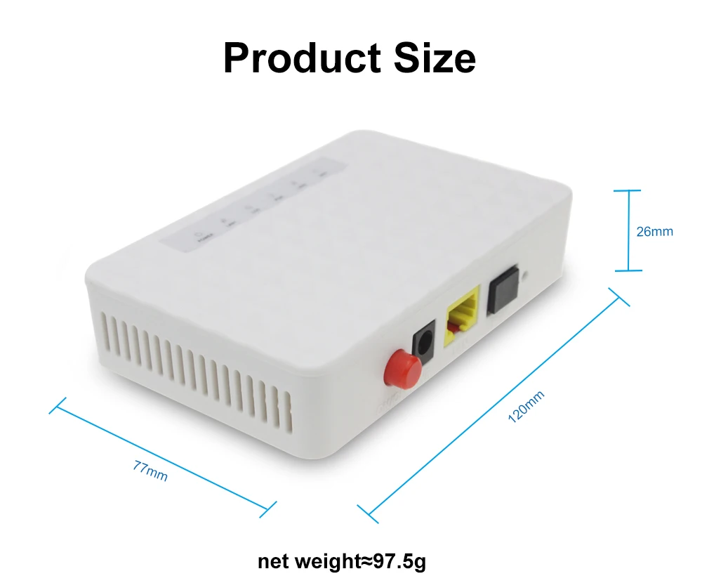 10 шт. FTTH 1GE GEPON 1 порт ONU EPON OLT FTTO FTTB 1,25G EPON ONT оптоволоконный Терминал EPON совместимый zte Fiberhome