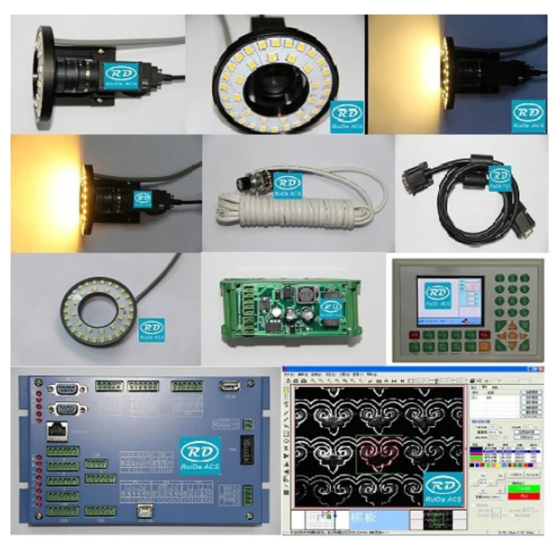 RDV6342G + RDV3020G RDV светильник RDVCutter RDVVision Ruida CCD vision система управления для камеры CCD|system