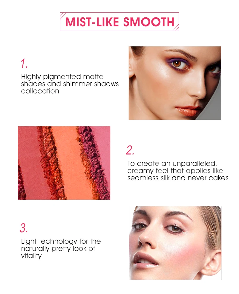 IMAGIC Makeup 6 цветов румяна естественный "нюд" макияж очищающий Осветляющий цвет лица