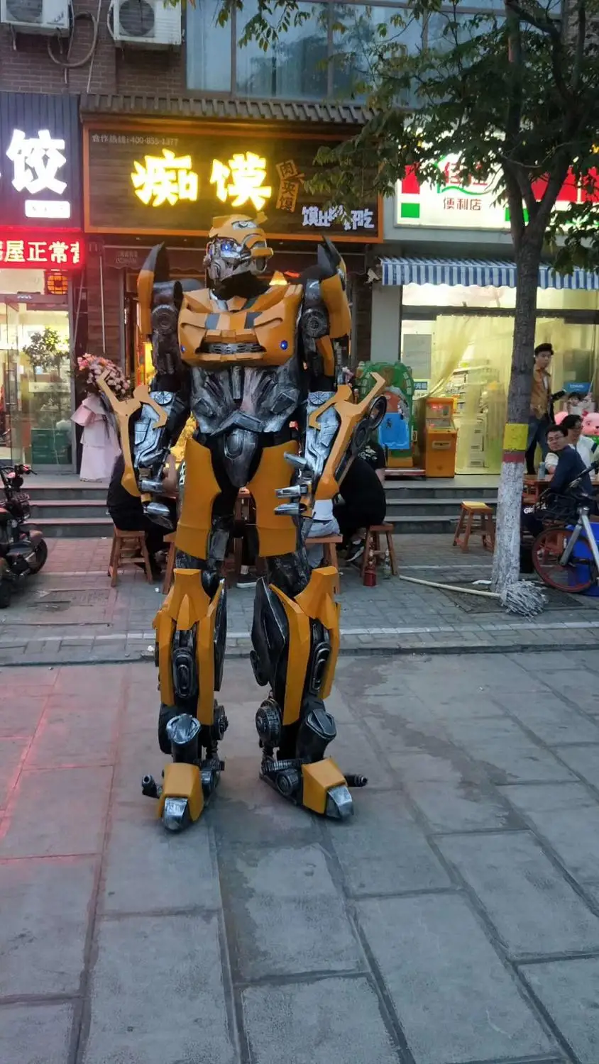 

Transformers Clothing Bumblebee Cosplay costumes Optimus Prime Robot Costume Big Performance Wearable armor