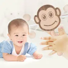 Натуральный Деревянный мультфильм Китайская традиционная спиннинговая погремушка барабанная ручная колокольчик детская музыкальная игрушка