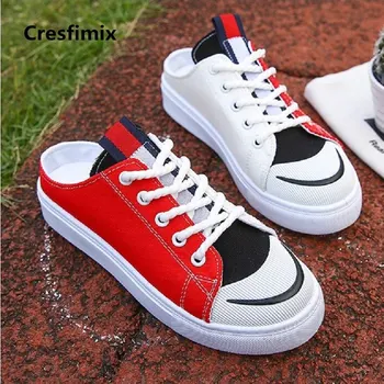 

Women Cute High Quality Spring Slip on Flat Shoes Lady Casual Comfortable Shoes Zapatos De Mujer Female Canvas Shoes E2856