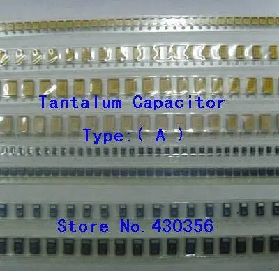 10 шт. тантала конденсатор Тип: 476 47 мкФ 6.3 В