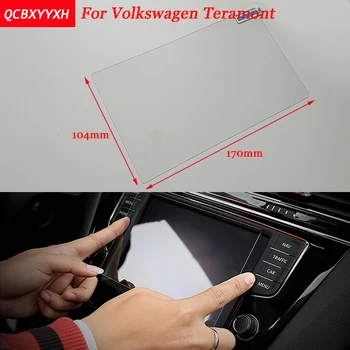 

Car Sticker 8 Mib Inch GPS Navigation Screen Steel Protective Film For Volkswagen Teramont Control of LCD Screen Car Styling