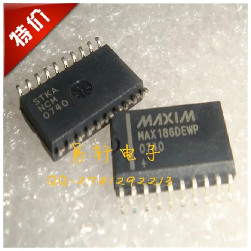 

Free shipping new original MAX186DEWP MAX186 SOIC-20 data acquisition system