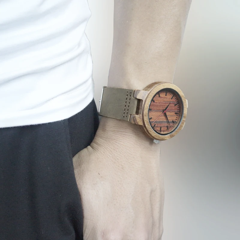 BOBO BIRD Mens Antique Wooden Watches Womens Vintage Wooden Watch With Genuine Leather Band BOBO BIRD Mens Antique Wooden Watches Womens Vintage Wooden Watch With Genuine Leather Band