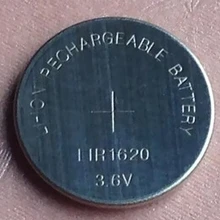 ; 5 предметов/партия 3,6 V LIR1620 кнопка, литиевая батарея