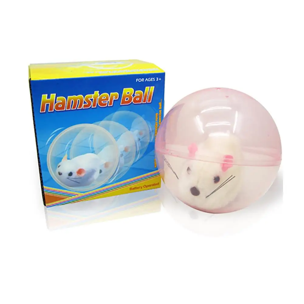 2018 New Style Electric Rolling Running Electric Hamster Plush Toy Hamster Ball Toy For Children