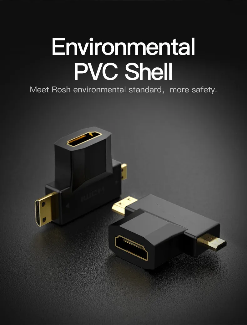 مصغرة HDMI/مايكرو HDMI إلى محول HDMI تحويل 2 في 1 3D 1080 وعاء الذكور إلى الإناث ل شاشة التلفاز العارض كاميرا مصغرة HDMI/مايكرو HDMI إلى محول HDMI تحويل 2 في 1 3D 1080 وعاء الذكور إلى الإناث ل شاشة التلفاز العارض كاميرا