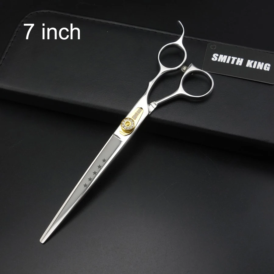 SMITH KING Professional Hair dressing scissors 7 inch Cutting scissors Barber shears+kits